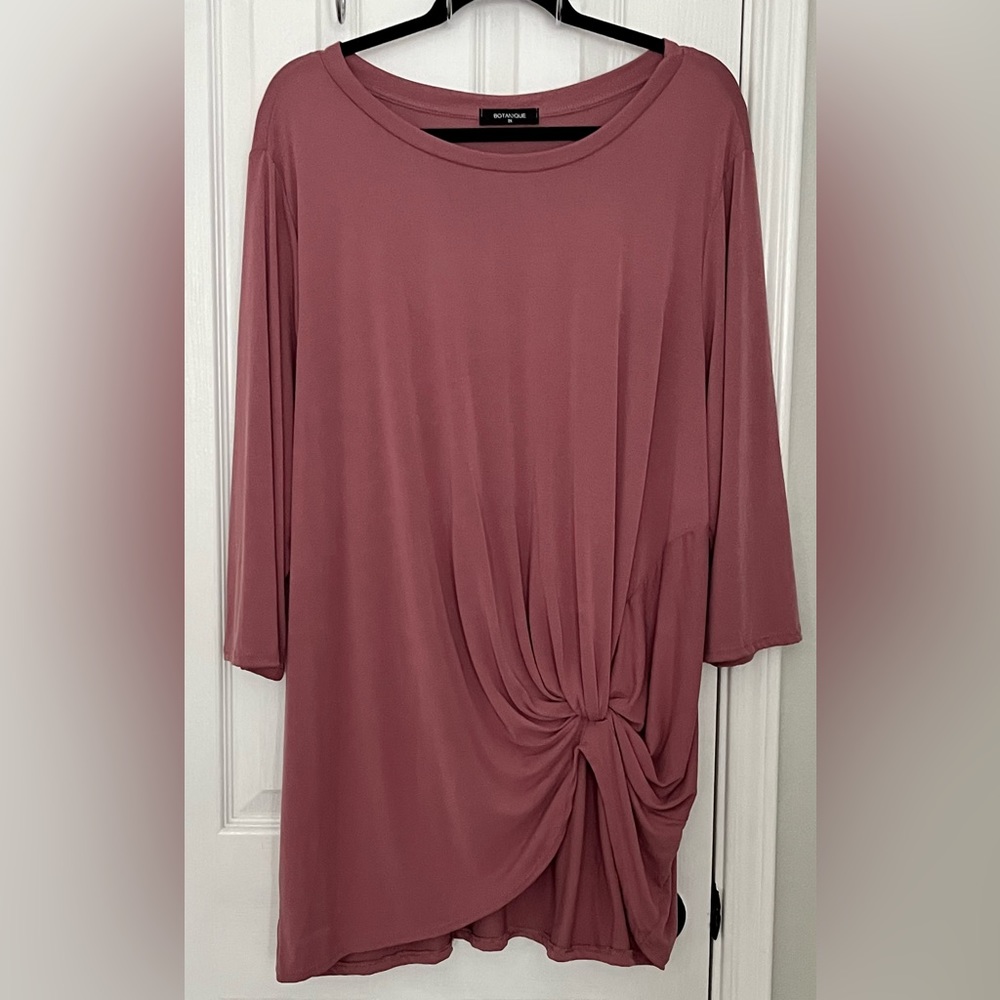 BOTANIQUE WOMENS TOP, Rose, size 2xl